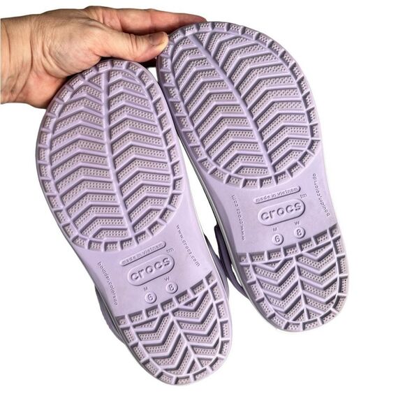 NWOT Crocs Unisex-Adult Crocband Clog Lavender/Purple, 8 Women/6 Men - Picture 8 of 16